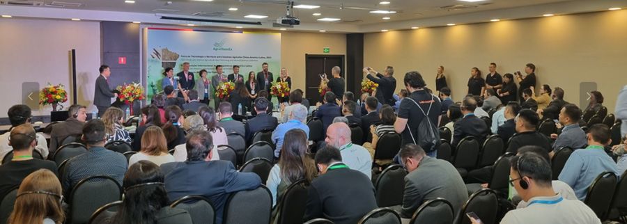 新朝陽赴巴西亮相ACE農(nóng)化展，公司生物技術(shù)和產(chǎn)品引發(fā)高度關(guān)注