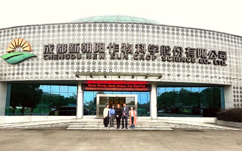 巴西國(guó)家植物保護(hù)產(chǎn)品協(xié)會(huì)專(zhuān)家訪問(wèn)新朝陽(yáng)，共探生物農(nóng)業(yè)合作新機(jī)遇